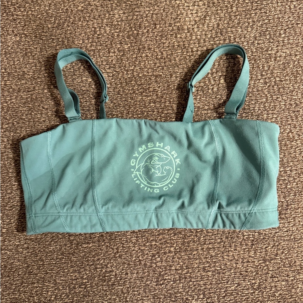 Gymshark teal green sports bra